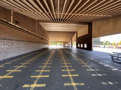 Boones Ferry Primary School Outdoor Covered Area in Wilsonville