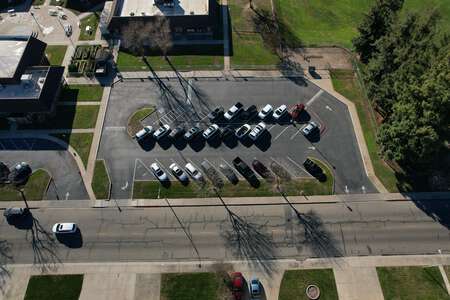 Vinewood Elementary School Parking Lot in Lodi