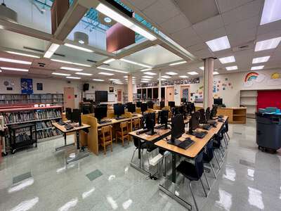 Palm Springs Elementary School Library in Hialeah