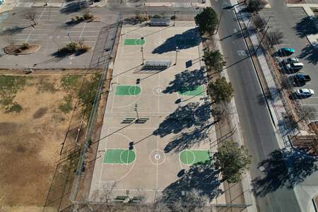 John Adams Middle School Outdoor Basketball Courts in Albuquerque