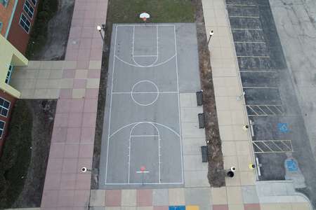 West Park Elementary Academy Outdoor Basketball Courts in Chicago 2