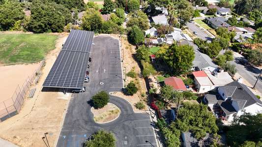 Sierra Madre Middle School Parking Lot in Sierra Madre