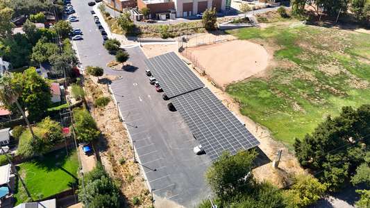 Sierra Madre Middle School Parking Lot in Sierra Madre