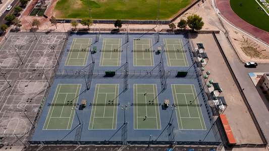 Montwood High School Tennis Courts in El Paso 2