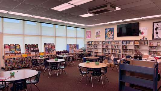 Collins Elementary School Library in Long Beach