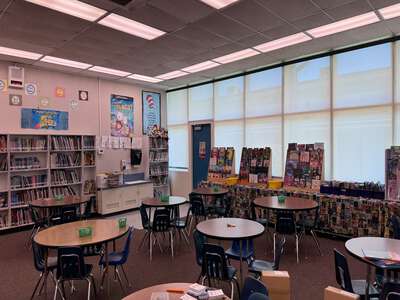 Collins Elementary School Library in Long Beach