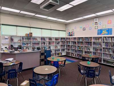 Collins Elementary School Library in Long Beach