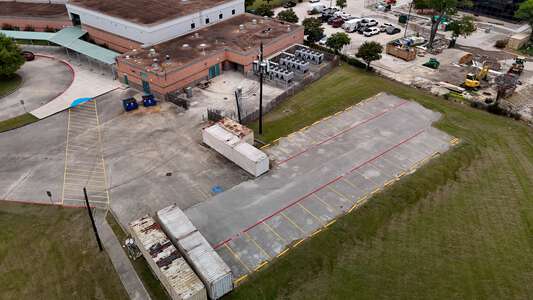Aldine Ninth Grade School Parking Lot - Back in Houston 2