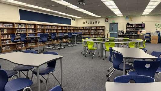 Rancho San Joaquin Middle School Media Center in Irvine
