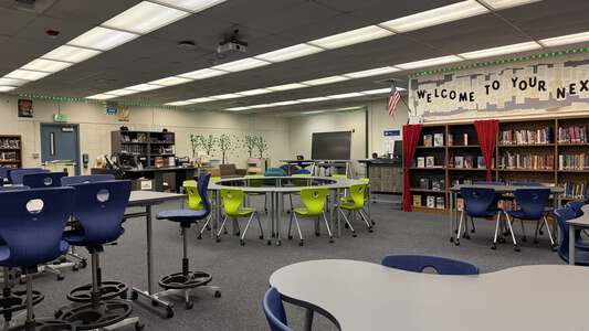 Rancho San Joaquin Middle School Media Center in Irvine