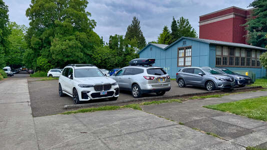 Davinci Arts Middle School Parking Lot in Portland