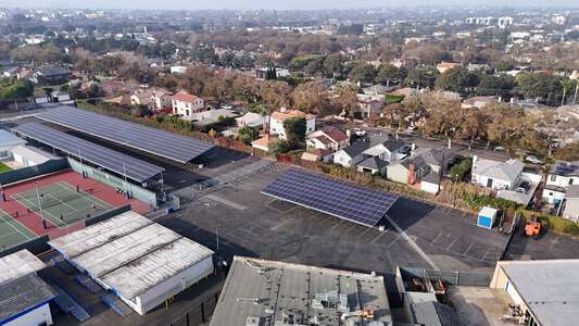 Culver City High School Parking Lot in Culver City