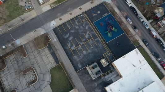 Frazier Prospective IB Magnet Elementary School Parking Lot - Side in Chicago 2