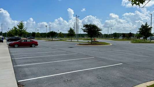 Dune Lakes Elementary School Parking Lot - Side in Santa Rosa Beach