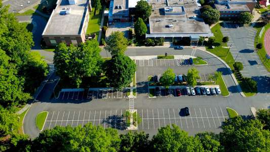 Alexander Graham Middle School Parking Lot - Front in Charlotte 2