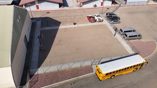Demo Unified School District Outdoor Basketball Courts in Hesperia