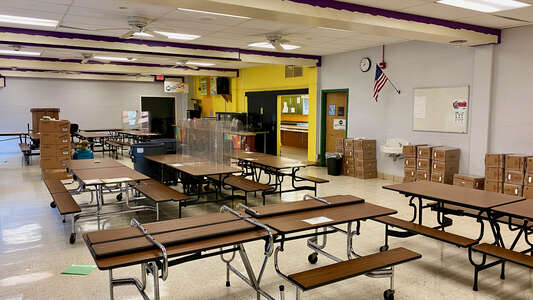 Hillcrest Elementary School Cafeteria in Drexel Hill