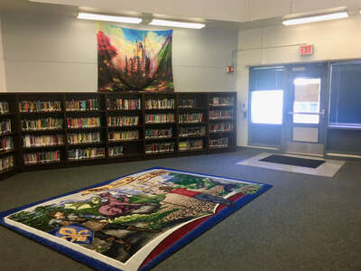 T.L. Whitehead Elementary School Library in Woodland