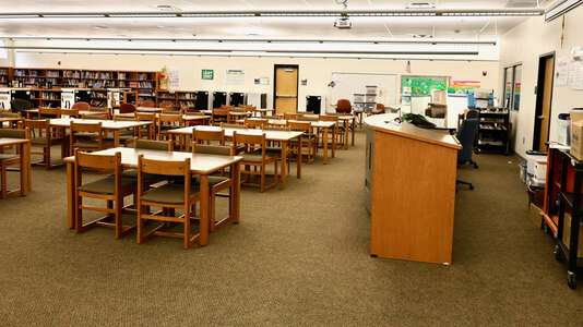 Maricopa Wells Middle School Library in Maricopa