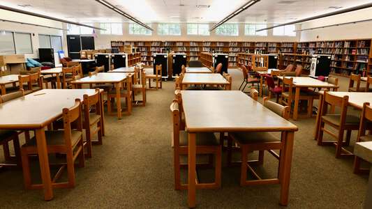 Maricopa Wells Middle School Library in Maricopa