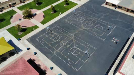 Val Verde High School Outdoor Basketball Courts in Perris 2