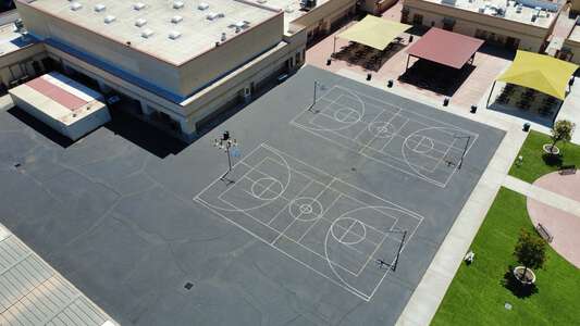 Val Verde High School Outdoor Basketball Courts in Perris 3