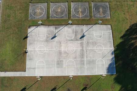Centerville Elementary School Outdoor Basketball Courts in Virginia Beach
