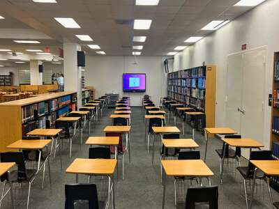Dr. Michael M. Krop Senior High School Library in Miami
