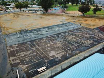 Freese Elementary School Outdoor Basketball Courts in San Diego