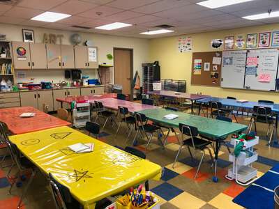 A. Montoya Elementary School Classroom Standard in Tijeras