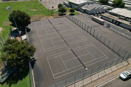 Yosemite Middle School Tennis Courts in Fresno