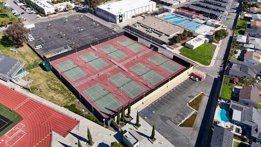 Westminster High School (HBUHSD) Tennis Courts - West Section (4 courts) in Westminster