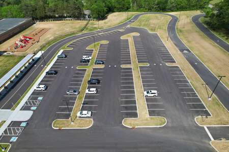 Adrian Burnett Elementary School Parking Lot in Knoxville