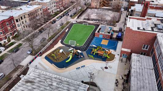Courtenay - Mary E. Courtenay Elementary Language Arts Center Field (Track) in Chicago