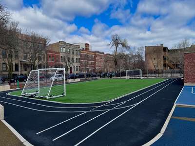 Courtenay - Mary E. Courtenay Elementary Language Arts Center Field (Track) in Chicago