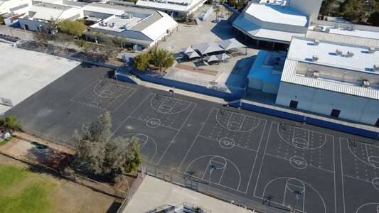 Rancho Buena Vista High School Outdoor Basketball Courts in Vista 2