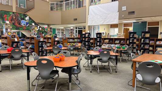 Dennis Elementary School Media Center in Oklahoma City