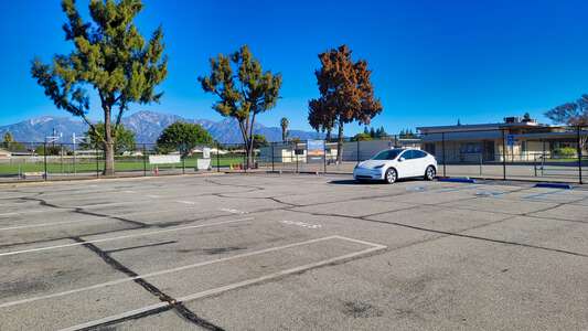 Monte Vista Elementary School Parking Lot - Back in Montclair