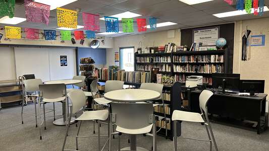 Park West High School Library in Pomona