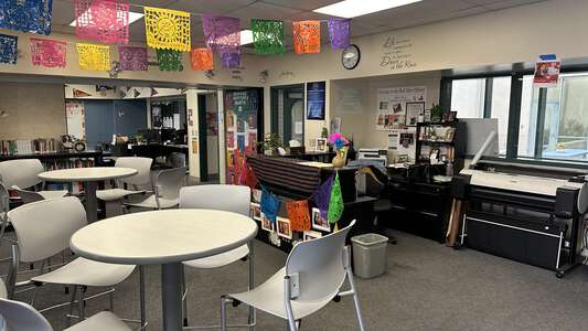 Park West High School Library in Pomona