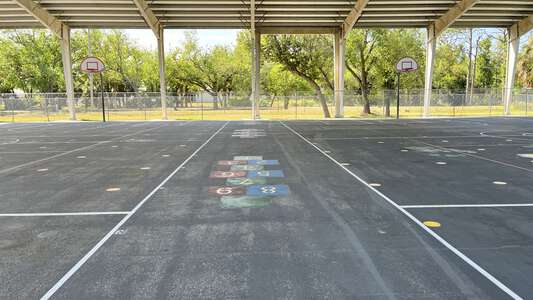 Trafalgar Elementary School Blacktop / Basketball Courts in Cape Coral