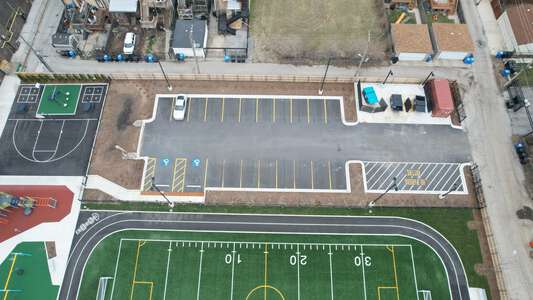 Mollison - Irvin C Mollison Elementary School Parking Lot in Chicago 2
