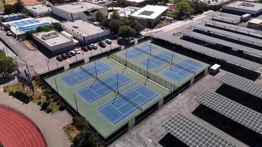 Oak Grove High School Tennis Courts in San Jose 2