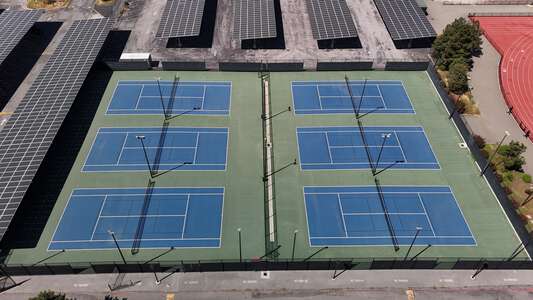 Oak Grove High School Tennis Courts in San Jose 1