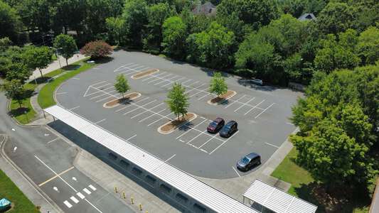 Sharon Elementary School Parking Lot - Side in Charlotte 2
