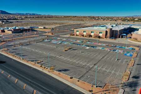 Centennial High School Parking Lot - Front in Las Vegas