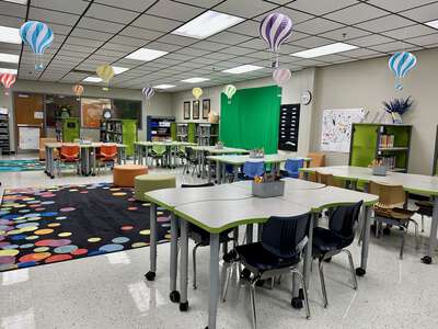 Hogg New Tech Center Library in Dallas