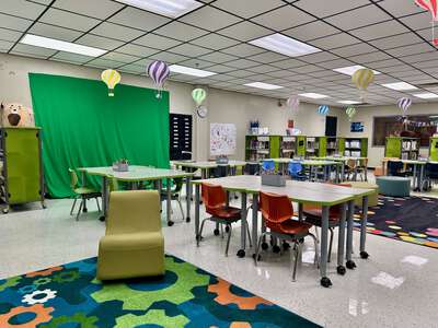 Hogg New Tech Center Library in Dallas