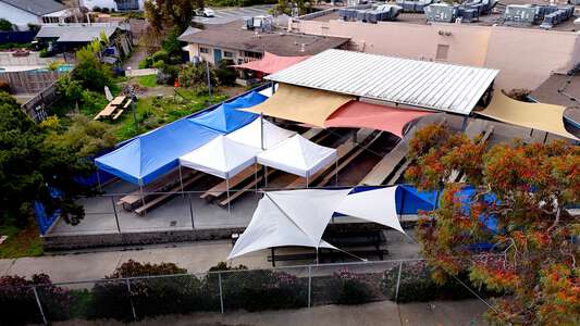 Curie Elementary School Lunch Court in San Diego