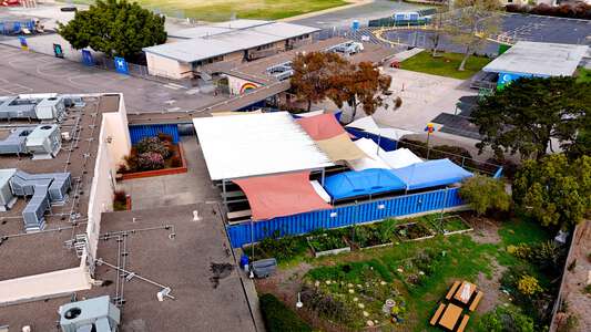 Curie Elementary School Lunch Court in San Diego